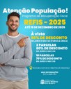 Dois Irmãos do Buriti Lança REFIS 2025 para Regularização Fiscal Dois Irmãos do Buriti Lança REFIS 2025 para Regularização Fiscal